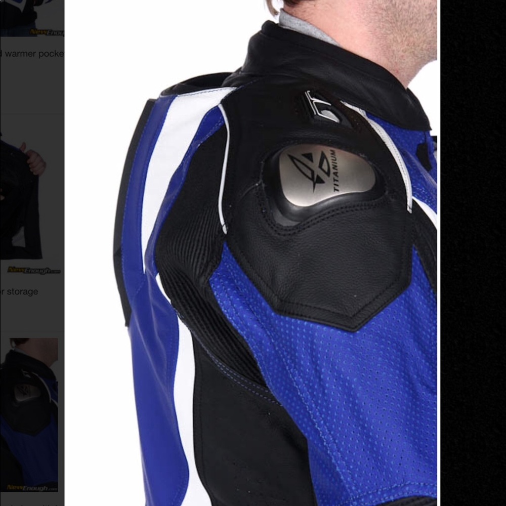 AGV Sport Laguna Leather Motorcycle ๐ Jacket ๐ - Picture 3 of 8